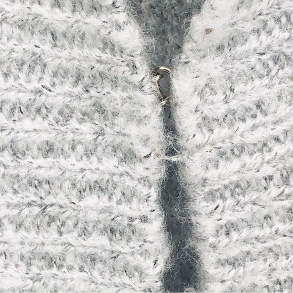 Mystree Women’s gray. duster sweater, calf length grey Size‎ large - Picture 12 of 14